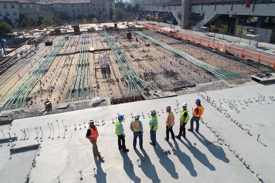 Construction site supervision